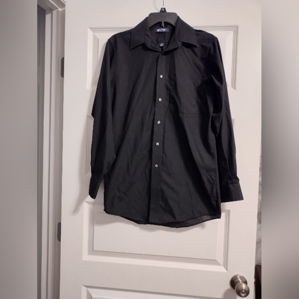 Men's Black Dress Shirt